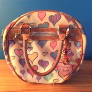 Dooney & Bourke Hearts Round Handbag/Crossbody